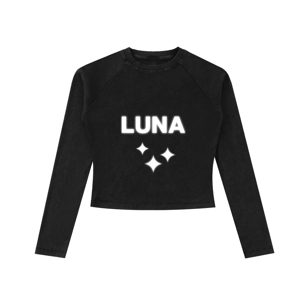 Surrendered Life,Luna Tee,Luna Females Tee,Women’s Long Sleeve,Moonlight Collection,Surrendered Woman,Women’s Tops,Round Neck,Spring/Autumn Wear,Divine Feminine