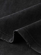 THROUGH THE GLASS | Vintage Black Wash Heavyweight Tee