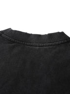 THROUGH THE GLASS | Vintage Black Wash Heavyweight Tee