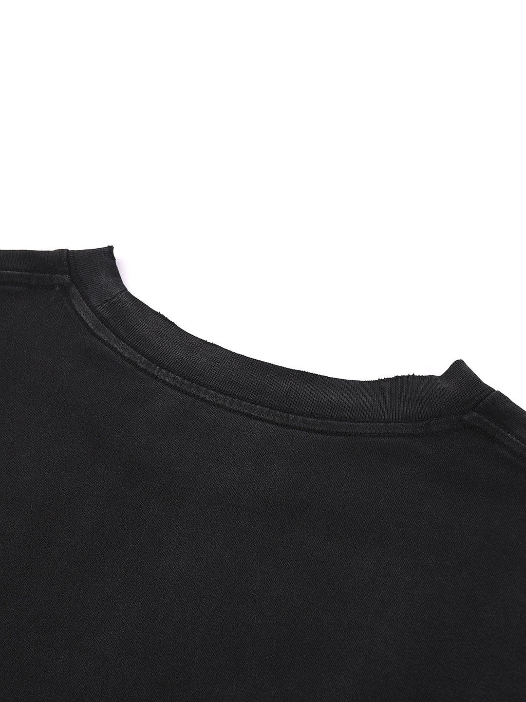 The One Long Sleeve Tee – Black (Distressed)