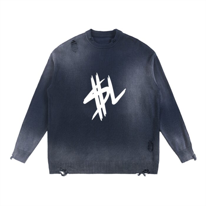 SUN FADE DISTRESSED CREWNECK