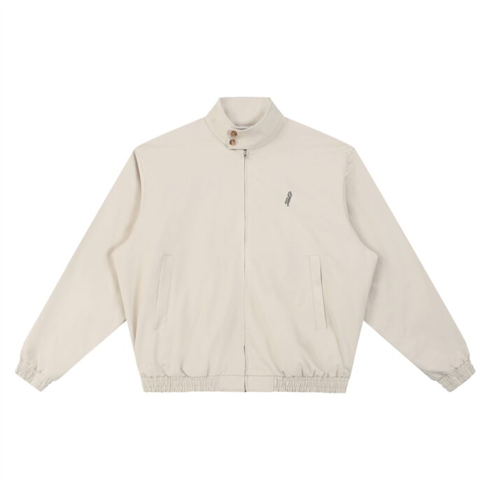 COLLARED LIGHT BOMBER JACKET